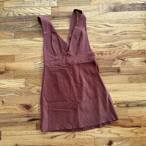 Orangish/pinkish color mini dress from forever 21